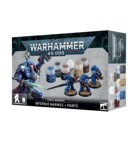 Warhammer: Space Marines - Infernus Marines + Paints