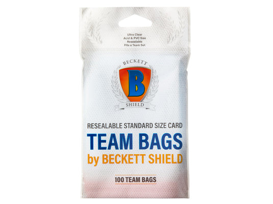 Beckett Shield: Resealable Team Bags (100)