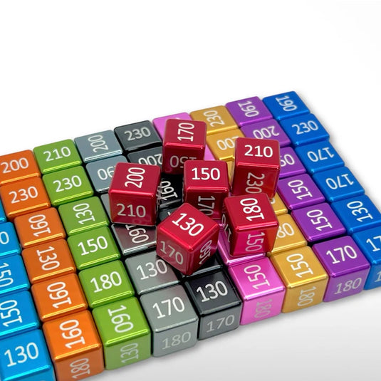 TC Evolutions: Machine Cut Aluminum Higher Count Numeric Damage Counter Set