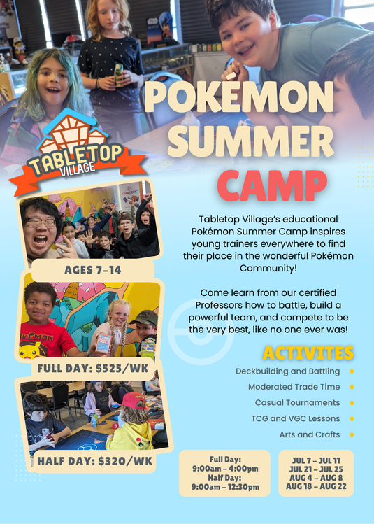 Tabletop Village: Pokémon Summer Camp 2025 (TCG and VGC)
