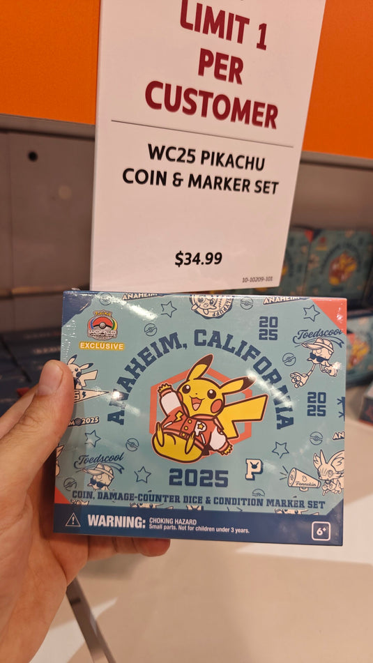 Pokemon Worlds 2025 Dice and Condition Markers