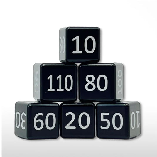 TC Evolutions: Machine Cut Aluminum Classic Numeric Damage Counter Set
