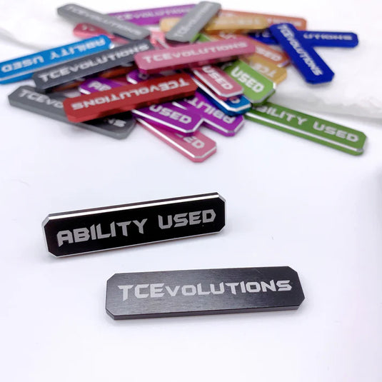 TC Evolutions: Classic CNC Machine Cut Aluminum Ability Used Markers