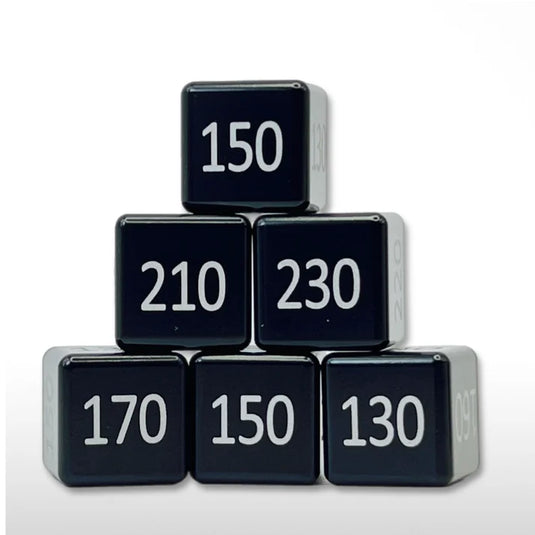 TC Evolutions: Machine Cut Aluminum Higher Count Numeric Damage Counter Set
