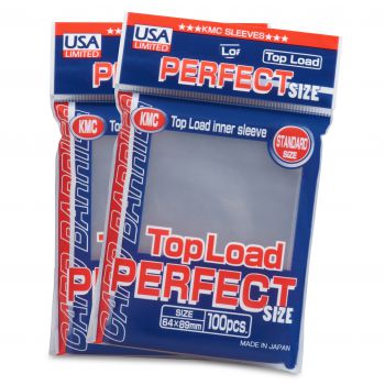 KMC: TopLoad Perfect Size Sleeves (100)