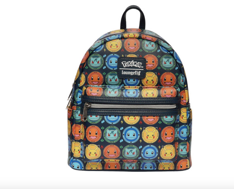 Load image into Gallery viewer, Pokémon Kanto Starter Loungefly Mini-Backpack
