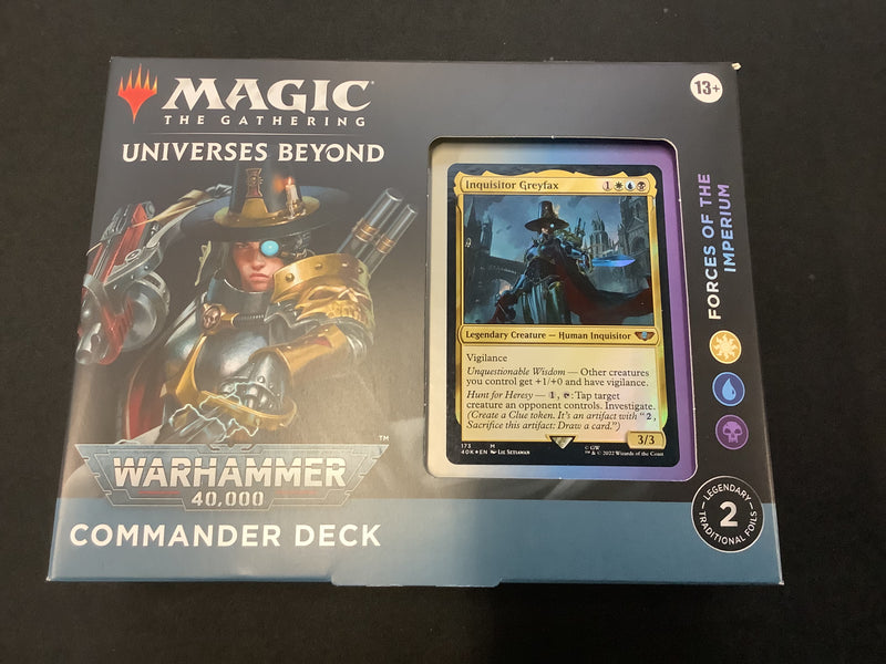 Load image into Gallery viewer, Magic TCG: Warhammer Commander Deck
