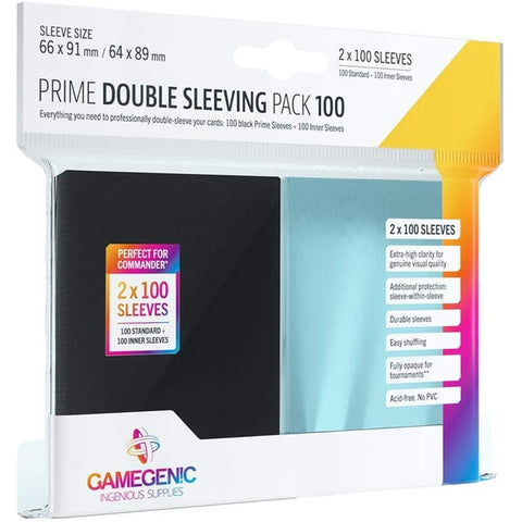 Gamegenic: Deck Protector - Prime Double Sleeving Pack (100ct)