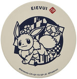 Kaneshotouki 140566 Pokémon Eevee Ceramic Absorbent Coaster, 3.5 Inches (9 Cm), Cut Touch