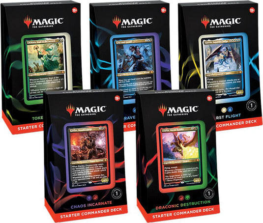 Magic the Gathering TCG: Starter Commander Deck Display