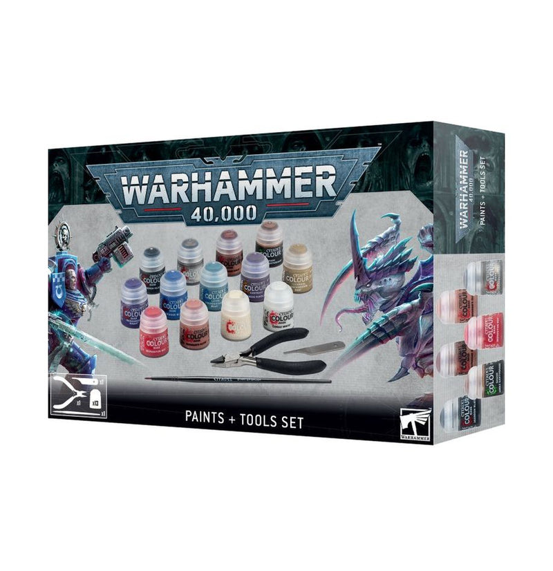 Load image into Gallery viewer, Warhammer: Paints + Tools Set
