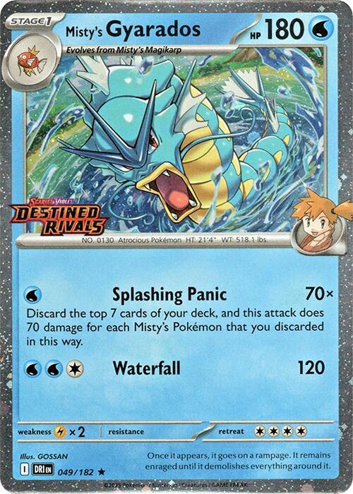PTCG Singles - Misty's Gyrados (Pre-Release)