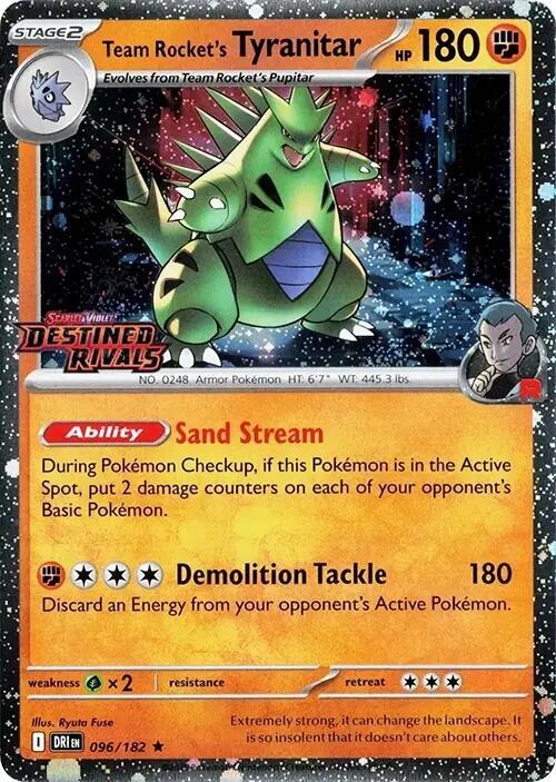 PTCG Singles - Team Rocket's Tyranitar (Pre-Release)