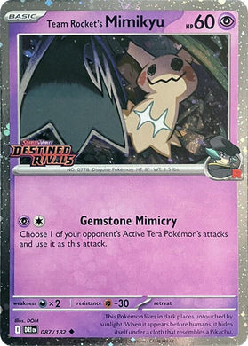 PTCG Singles - Team Rocket's Mimikyu (Pre-Release)