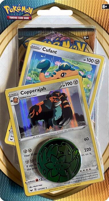 Pokémon TCG: Sword & Shield - Darkness Ablaze - Single Blister Pack [Cufant & Copperajah]