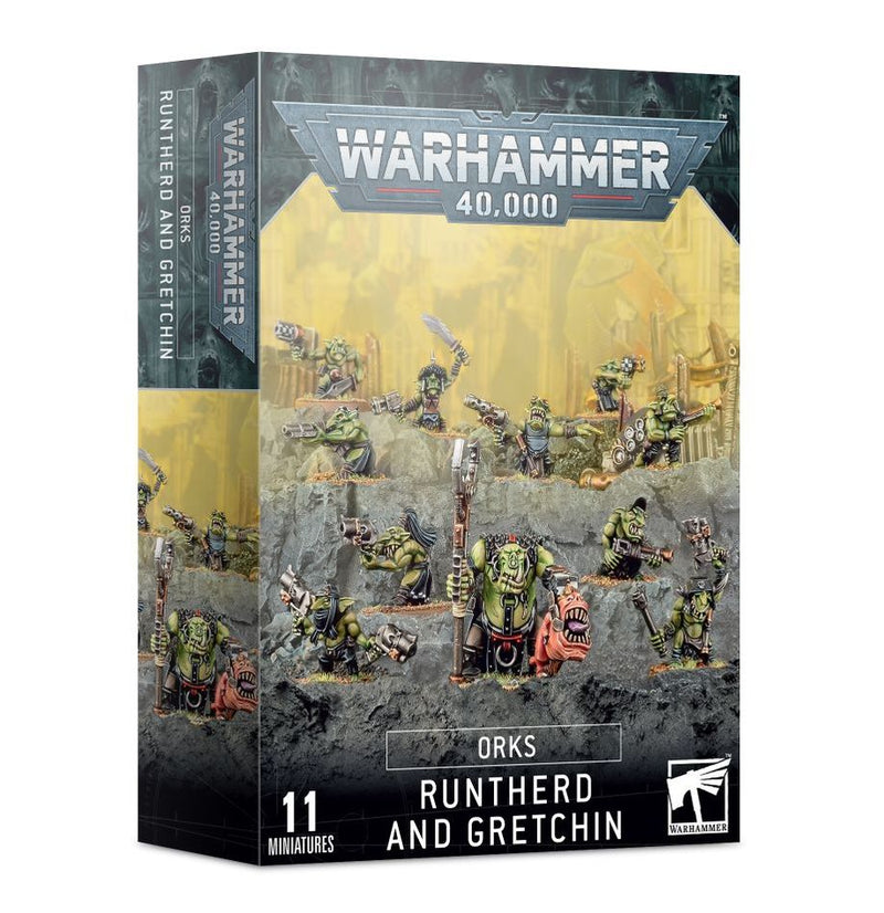 Load image into Gallery viewer, Warhammer: Orks - Runtherd and Gretchin
