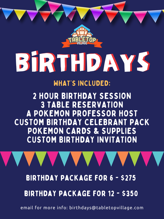 Birthday Party at Tabletop Village