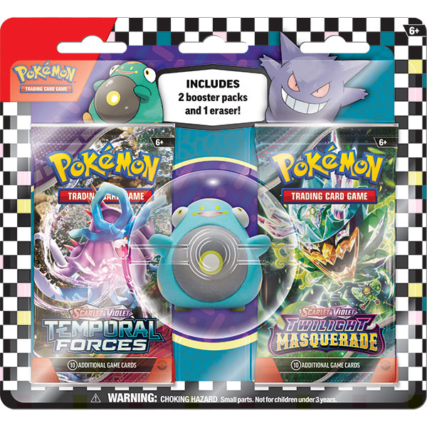 Load image into Gallery viewer, Pokemon TCG: Back 2 School Eraser Blister (2024)
