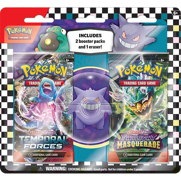 Load image into Gallery viewer, Pokemon TCG: Back 2 School Eraser Blister (2024)

