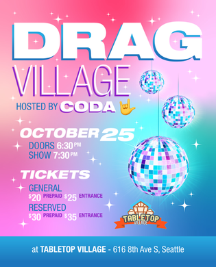 Drag Village Event (All ages welcome) - October 25th, 2025