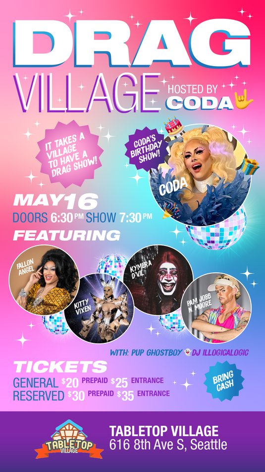 Drag Village Event (All ages welcome) - May 16th, 2026