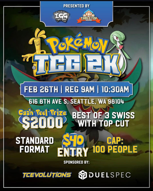 Tabletop Village: Pre-Seattle Regional Pokemon TCG 2K Tournament