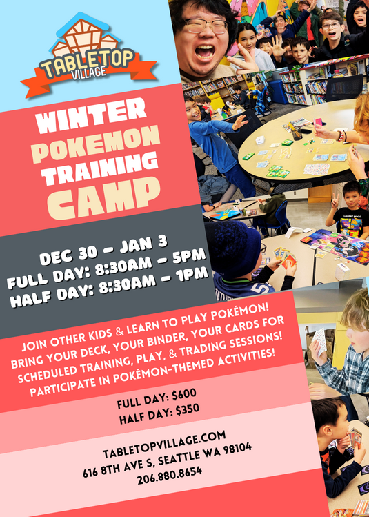 Pokémon Winter Camp 2024 (Dec 30 - Jan 3rd)