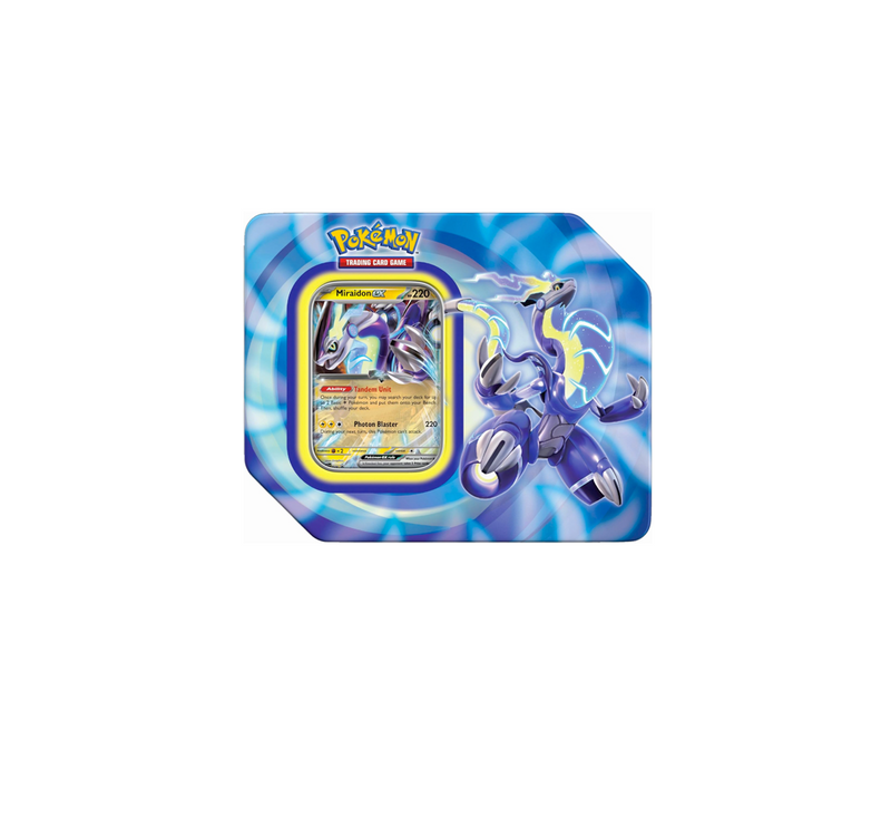 Load image into Gallery viewer, Pokemon TCG: Paldea Legends Tin Koraidon or Miraidon

