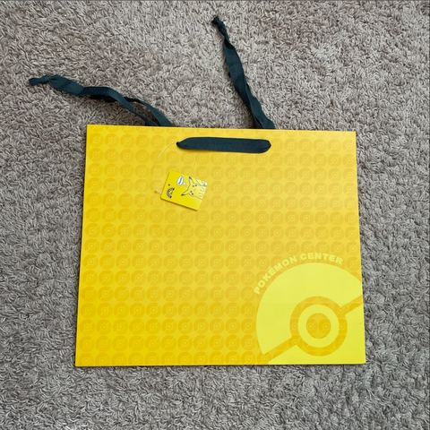 Pokemon Center Osaka DX 25th Anniversary Yellow Gift Bag