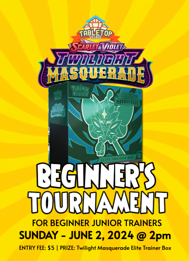 Load image into Gallery viewer, Pokémon TCG: Twilight Masquerade Beginner&#39;s Tournament
