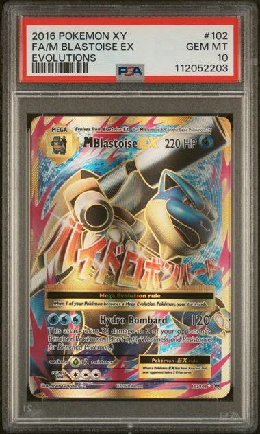 Load image into Gallery viewer, 2016 Pokémon XY Evolutions #102 Blastoise EX Full Art PSA 10
