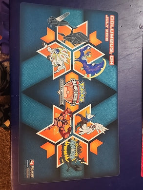 Pokemon 2018 North America NAIC Lunala Solgaleo Ultra Beast Competitor Playmat