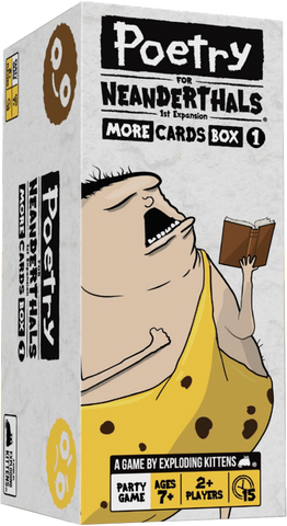 Board Games: Poetry for Neanderthals (More Cards Box 1)