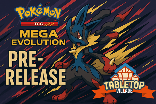 Pokemon TCG Mega Evolution Event Poster with Updated Logo