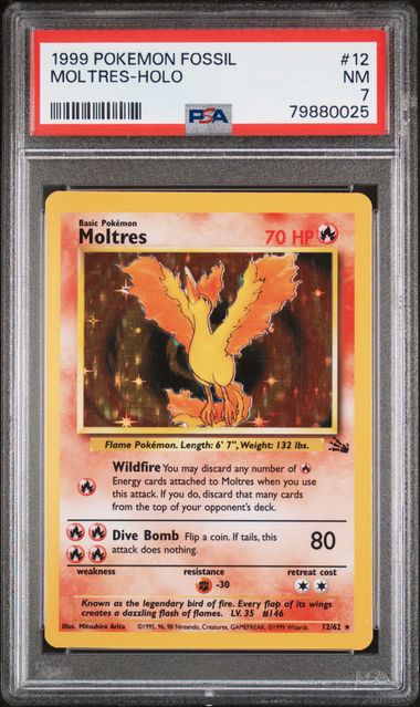 Load image into Gallery viewer, PTCG Singles: 1999 Fossil Moltres Holo
