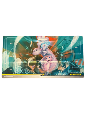 Pokémon TCG Playmat Mewtwo & Mew Tag Team GX League Cup Champion