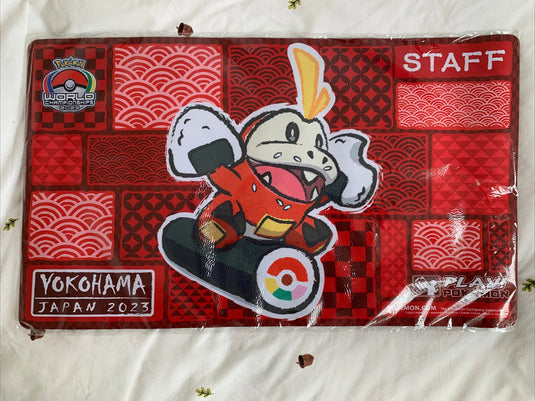 Pokemon World Championship 2023 Yokohama Japan STAFF Exclusive Fuecoco Playmat