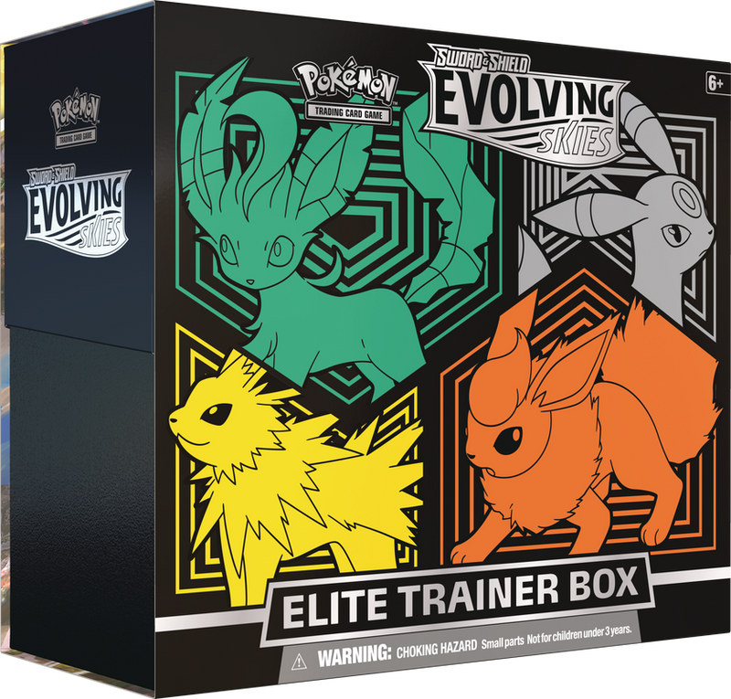 Load image into Gallery viewer, Pokemon TCG: Sword &amp; Shield-Evolving Skies Elite Trainer Box
