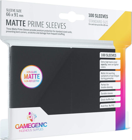 Gamegenic Matte Prime Sleeves 100ct