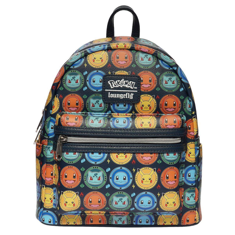 Load image into Gallery viewer, Pokémon Kanto Starter Loungefly Mini-Backpack
