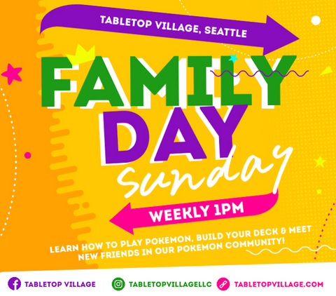 Family Day Sunday @ Tabletop Village